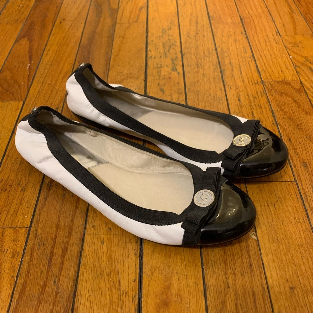 Michael Kors flats size 11 NEW white